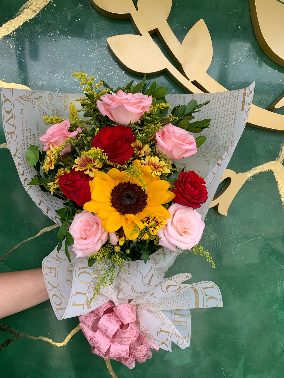 Buquê de Rosas Rosa 